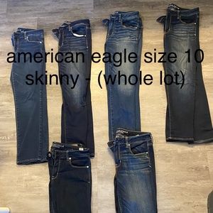 american eagle skinny jeans - read description *